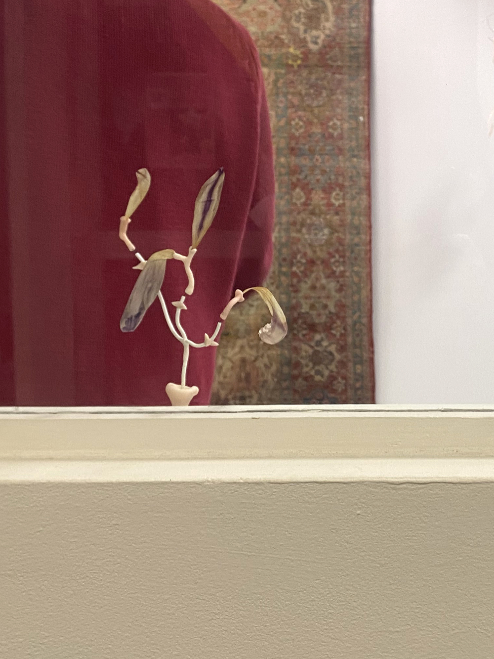 kleine Blütenskulptur